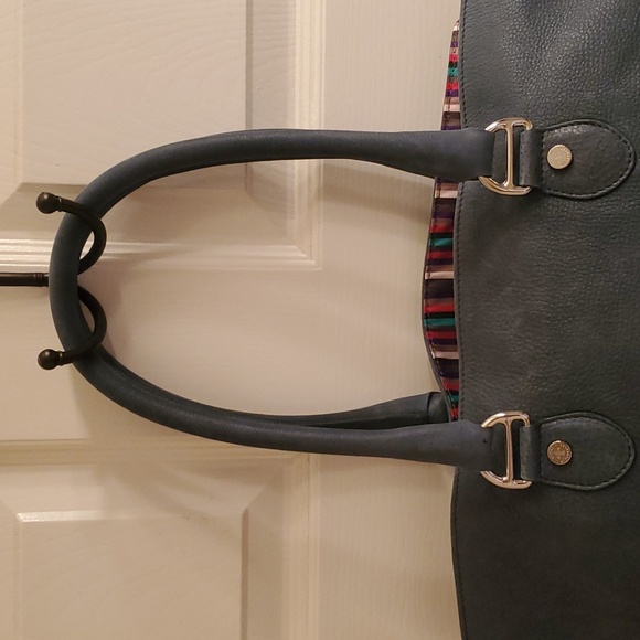 Royal Albartross Large Bag Purse Tote Deep Teal Green Leather New - Picture 7 of 12